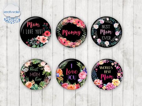 Motiv-Cabochons 1661 25mm (6 Stk)